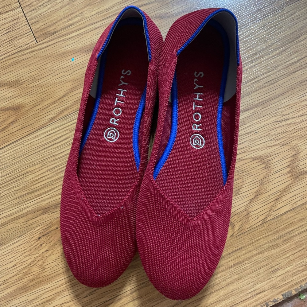Rothy’s The Flat in Scooter Red